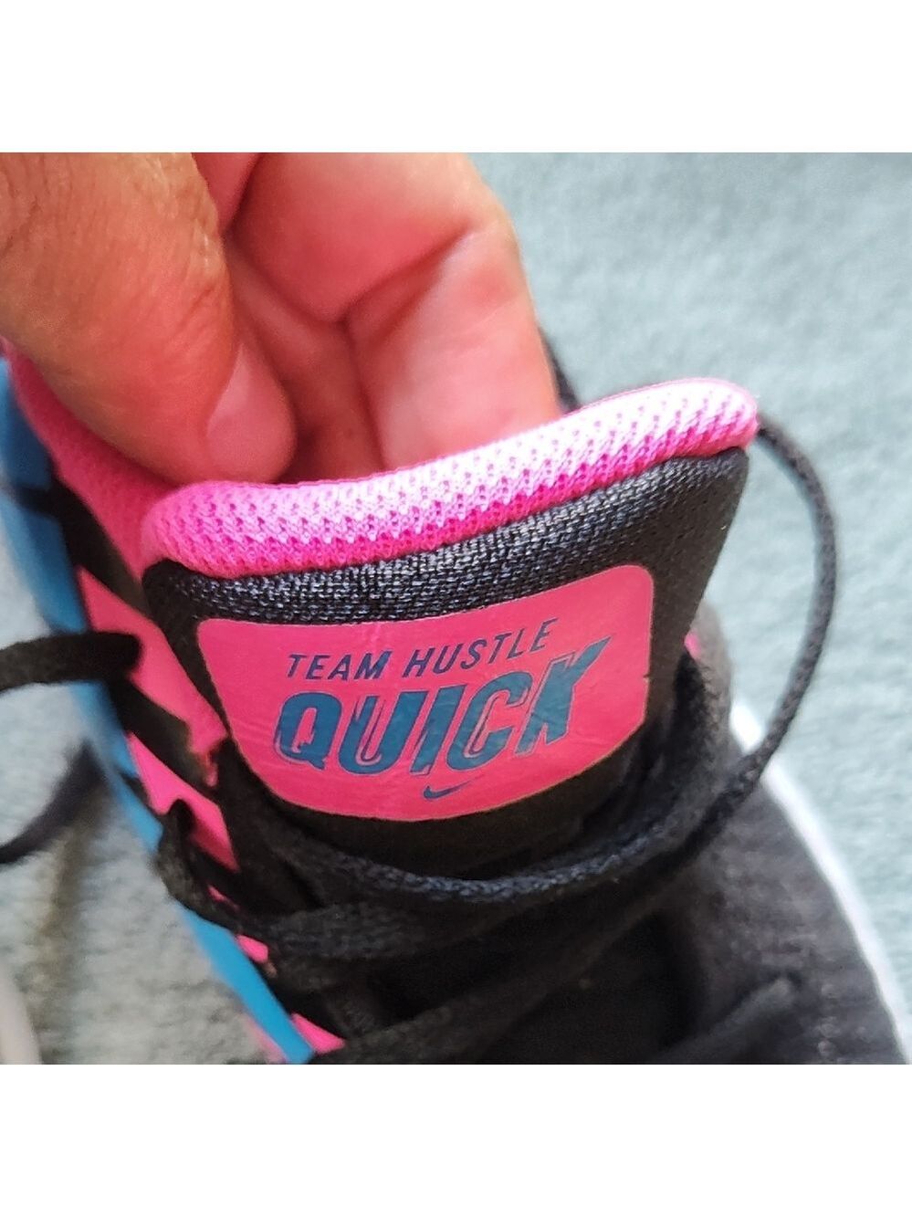 Nike Kids Sneakers - Black, Blue, Pink - Picture 3 of 9
